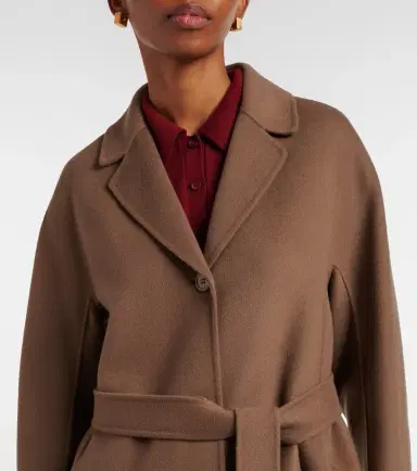 'S Max Mara Dama virgin wool wrap coat | Thumbnail 4 'S Max Mara Dama virgin wool wrap coat | Thumbnail 4