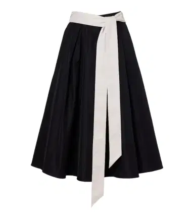 'S Max Mara Baschi pleated cotton-blend midi skirt | Thumbnail 1 'S Max Mara Baschi pleated cotton-blend midi skirt | Thumbnail 1