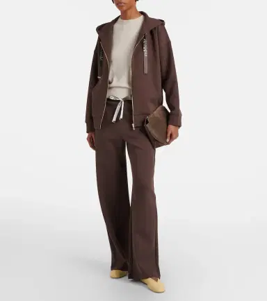 'S Max Mara Bali cotton-blend wide-leg sweatpants | Thumbnail 3 'S Max Mara Bali cotton-blend wide-leg sweatpants | Thumbnail 3