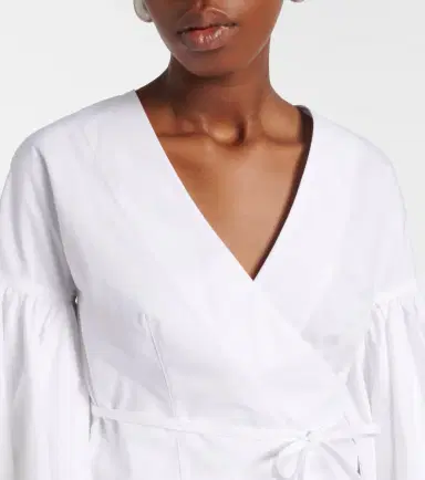 Jacquemus Paysan cotton poplin wrap top | Thumbnail 3 Jacquemus Paysan cotton poplin wrap top | Thumbnail 3