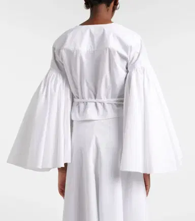 Jacquemus Paysan cotton poplin wrap top | Thumbnail 5 Jacquemus Paysan cotton poplin wrap top | Thumbnail 5