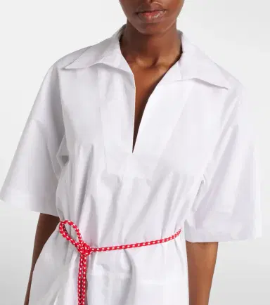 Plan C Cotton-blend shirt dress | Thumbnail 3 Plan C Cotton-blend shirt dress | Thumbnail 3