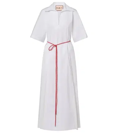 Plan C Cotton-blend shirt dress | Thumbnail 1 Plan C Cotton-blend shirt dress | Thumbnail 1