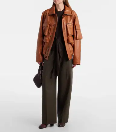 Lemaire Leather blouson jacket | Thumbnail 5 Lemaire Leather blouson jacket | Thumbnail 5