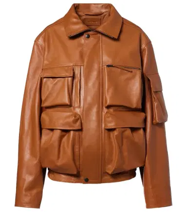 Lemaire Leather blouson jacket | Thumbnail 1 Lemaire Leather blouson jacket | Thumbnail 1