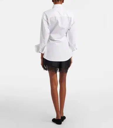 Rohe Róhe Lace-trimmed silk shorts | Thumbnail 2 Rohe Róhe Lace-trimmed silk shorts | Thumbnail 2