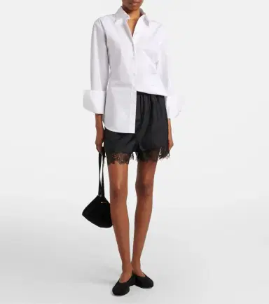 Rohe Róhe Lace-trimmed silk shorts | Thumbnail 5 Rohe Róhe Lace-trimmed silk shorts | Thumbnail 5