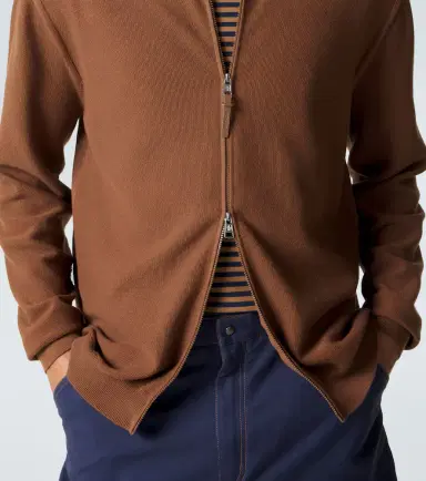 Moncler Cotton zip-up sweater | Thumbnail 6 Moncler Cotton zip-up sweater | Thumbnail 6