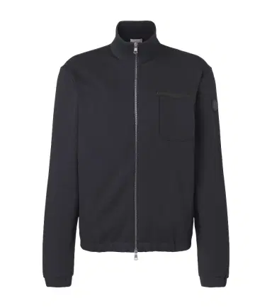 Moncler Cotton-blend zip-up sweater | Thumbnail 1 Moncler Cotton-blend zip-up sweater | Thumbnail 1