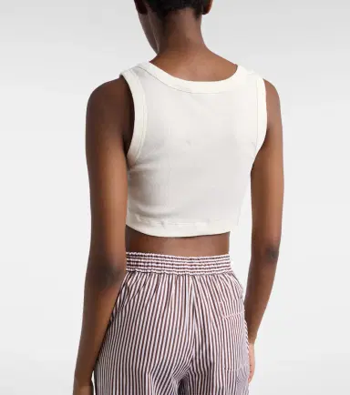 Dolce & Gabbana Logo cotton jersey crop top | Thumbnail 4 Dolce & Gabbana Logo cotton jersey crop top | Thumbnail 4