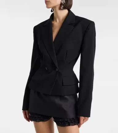 Magda Butrym Peplum wool blazer | Thumbnail 2 Magda Butrym Peplum wool blazer | Thumbnail 2