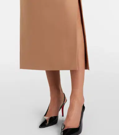 Mugler Cutout wool-blend pencil skirt | Thumbnail 2 Mugler Cutout wool-blend pencil skirt | Thumbnail 2