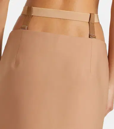 Mugler Cutout wool-blend pencil skirt | Thumbnail 4 Mugler Cutout wool-blend pencil skirt | Thumbnail 4