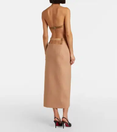 Mugler Cutout wool-blend pencil skirt | Thumbnail 5 Mugler Cutout wool-blend pencil skirt | Thumbnail 5