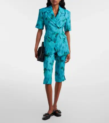 Ganni Printed capri pants | Thumbnail 2 Ganni Printed capri pants | Thumbnail 2