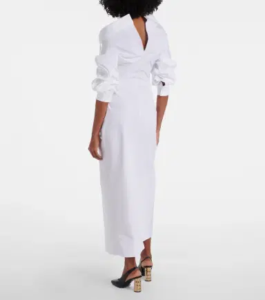 Givenchy Draped cotton poplin shirt dress | Thumbnail 2 Givenchy Draped cotton poplin shirt dress | Thumbnail 2