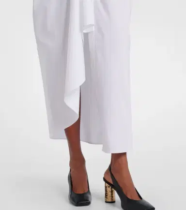 Givenchy Draped cotton poplin shirt dress | Thumbnail 5 Givenchy Draped cotton poplin shirt dress | Thumbnail 5