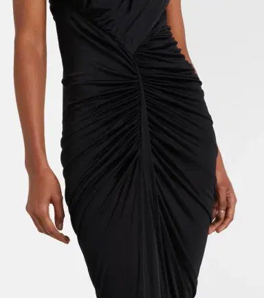 Rick Owens Lilies Avra ruched gown | Thumbnail 2 Rick Owens Lilies Avra ruched gown | Thumbnail 2