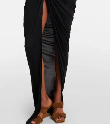Rick Owens Lilies Avra ruched gown | Thumbnail 3 Rick Owens Lilies Avra ruched gown | Thumbnail 3