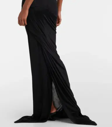 Rick Owens Lilies Shailee ruched gown | Thumbnail 2 Rick Owens Lilies Shailee ruched gown | Thumbnail 2
