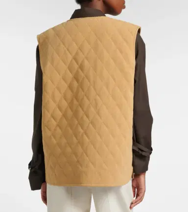 Blazé Milano Blazé Milano Suffolk quilted cotton vest | Thumbnail 3 Blazé Milano Blazé Milano Suffolk quilted cotton vest | Thumbnail 3