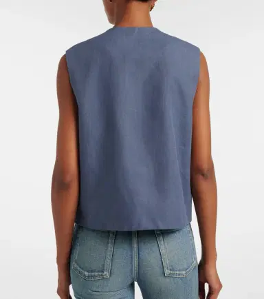 Blazé Milano Blazé Milano Gliss linen vest | Thumbnail 5 Blazé Milano Blazé Milano Gliss linen vest | Thumbnail 5