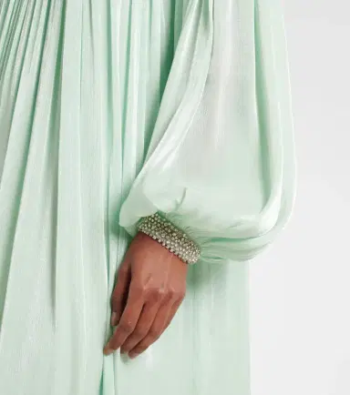 Costarellos Elline embellished pleated gown | Thumbnail 3 Costarellos Elline embellished pleated gown | Thumbnail 3