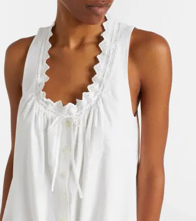 Frame Scalloped cotton poplin shirt dress | Thumbnail 5 Frame Scalloped cotton poplin shirt dress | Thumbnail 5