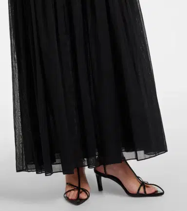 Rohe Róhe Pleated wool-blend muslin maxi dress | Thumbnail 3 Rohe Róhe Pleated wool-blend muslin maxi dress | Thumbnail 3