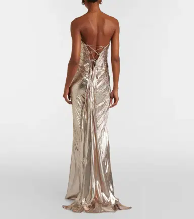 Maria Lucia Hohan Mirren silk-blend chiffon bustier gown | Thumbnail 4 Maria Lucia Hohan Mirren silk-blend chiffon bustier gown | Thumbnail 4