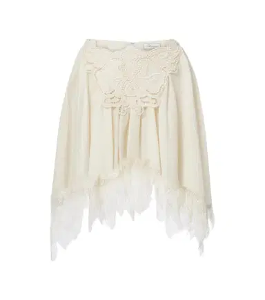 Blumarine Embroidered lace-trimmed miniskirt | Thumbnail 1 Blumarine Embroidered lace-trimmed miniskirt | Thumbnail 1