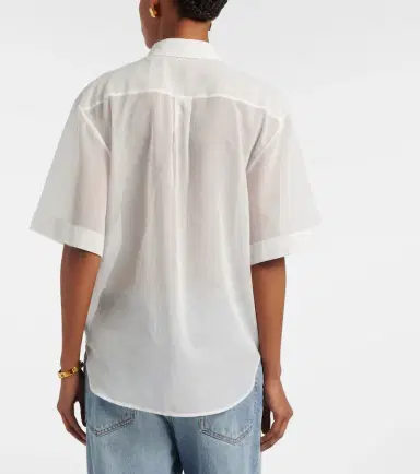 Rohe Róhe Embroidered cotton muslin top | Thumbnail 3 Rohe Róhe Embroidered cotton muslin top | Thumbnail 3