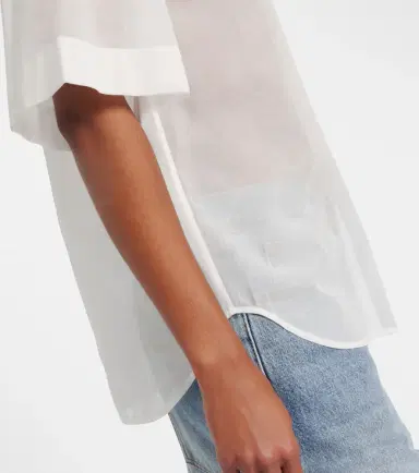Rohe Róhe Embroidered cotton muslin top | Thumbnail 4 Rohe Róhe Embroidered cotton muslin top | Thumbnail 4