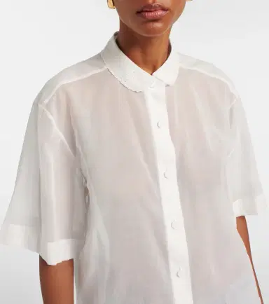 Rohe Róhe Embroidered cotton muslin top | Thumbnail 6 Rohe Róhe Embroidered cotton muslin top | Thumbnail 6
