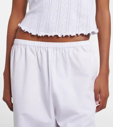 RÓHE Róhe Embroidered cotton poplin wide-leg pants | Thumbnail 3 RÓHE Róhe Embroidered cotton poplin wide-leg pants | Thumbnail 3
