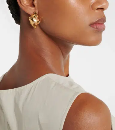 Oscar de la Renta Seashell crystal-embellished earrings | Thumbnail 6 Oscar de la Renta Seashell crystal-embellished earrings | Thumbnail 6