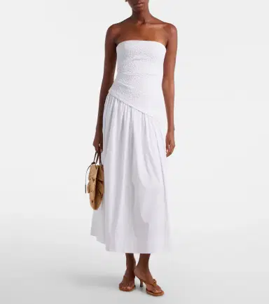 Staud Palm leather-trimmed raffia top-handle bag | Thumbnail 5 Staud Palm leather-trimmed raffia top-handle bag | Thumbnail 5