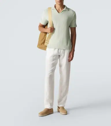 Thom Sweeney Cotton terry polo shirt | Thumbnail 3 Thom Sweeney Cotton terry polo shirt | Thumbnail 3