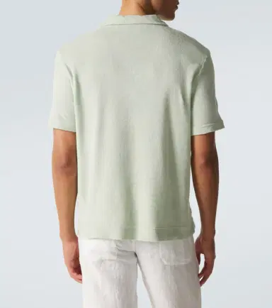 Thom Sweeney Cotton terry polo shirt | Thumbnail 4 Thom Sweeney Cotton terry polo shirt | Thumbnail 4