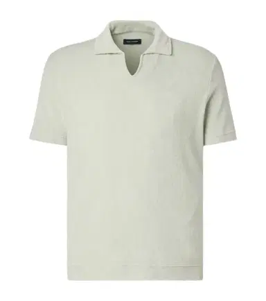 Thom Sweeney Cotton terry polo shirt | Thumbnail 1 Thom Sweeney Cotton terry polo shirt | Thumbnail 1