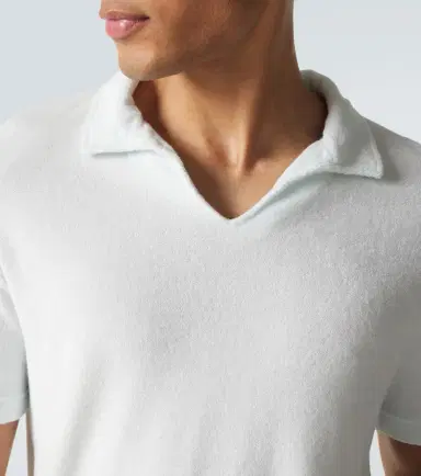 Thom Sweeney Cotton terry polo shirt | Thumbnail 3 Thom Sweeney Cotton terry polo shirt | Thumbnail 3