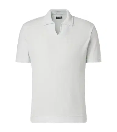 Thom Sweeney Cotton terry polo shirt | Thumbnail 1 Thom Sweeney Cotton terry polo shirt | Thumbnail 1
