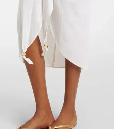Melissa Odabash Winnie cotton and linen beach cover-up | Thumbnail 4 Melissa Odabash Winnie cotton and linen beach cover-up | Thumbnail 4