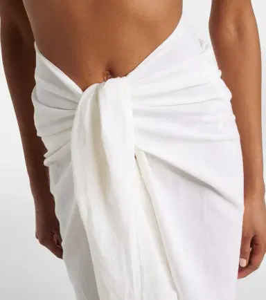 Melissa Odabash Winnie cotton and linen beach cover-up | Thumbnail 5 Melissa Odabash Winnie cotton and linen beach cover-up | Thumbnail 5