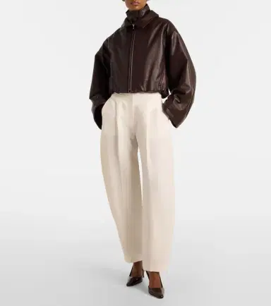 Alaïa Alaïa Poplin barrel-leg pants | Thumbnail 3 Alaïa Alaïa Poplin barrel-leg pants | Thumbnail 3