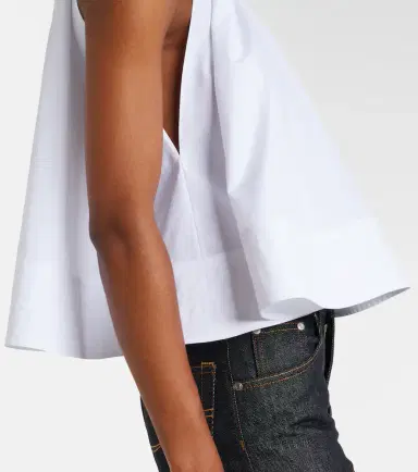 Stella McCartney Cotton poplin top | Thumbnail 3 Stella McCartney Cotton poplin top | Thumbnail 3