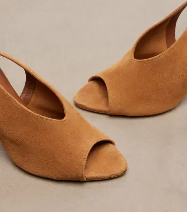 Aquazzura Lais suede peep-toe slingback pumps | Thumbnail 4 Aquazzura Lais suede peep-toe slingback pumps | Thumbnail 4