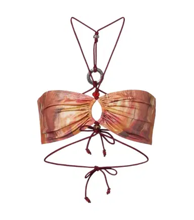 Isabel Marant Analia printed bikini top | Thumbnail 1 Isabel Marant Analia printed bikini top | Thumbnail 1