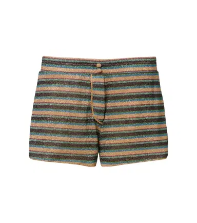 Oséree Oséree Lumière striped shorts | Thumbnail 1 Oséree Oséree Lumière striped shorts | Thumbnail 1