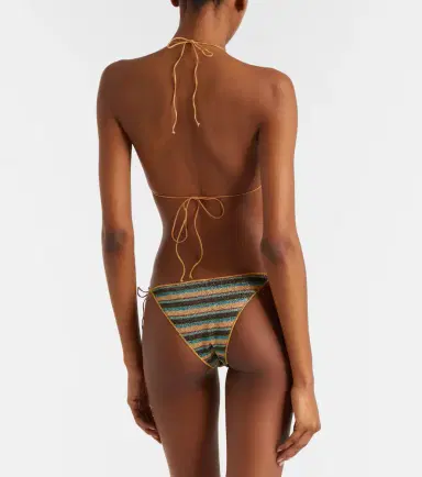 Oseree Oséree Lumière striped bikini | Thumbnail 2 Oseree Oséree Lumière striped bikini | Thumbnail 2